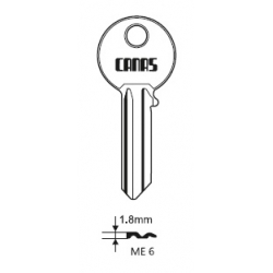 Klucz  ME 6    ;  1,8  mm