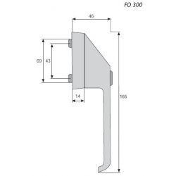 Klamka FG 300 ABUS