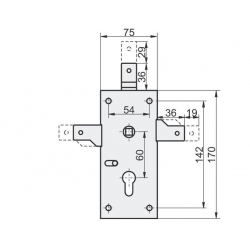 Kastel 3 kpl. do bramy elektrycznej